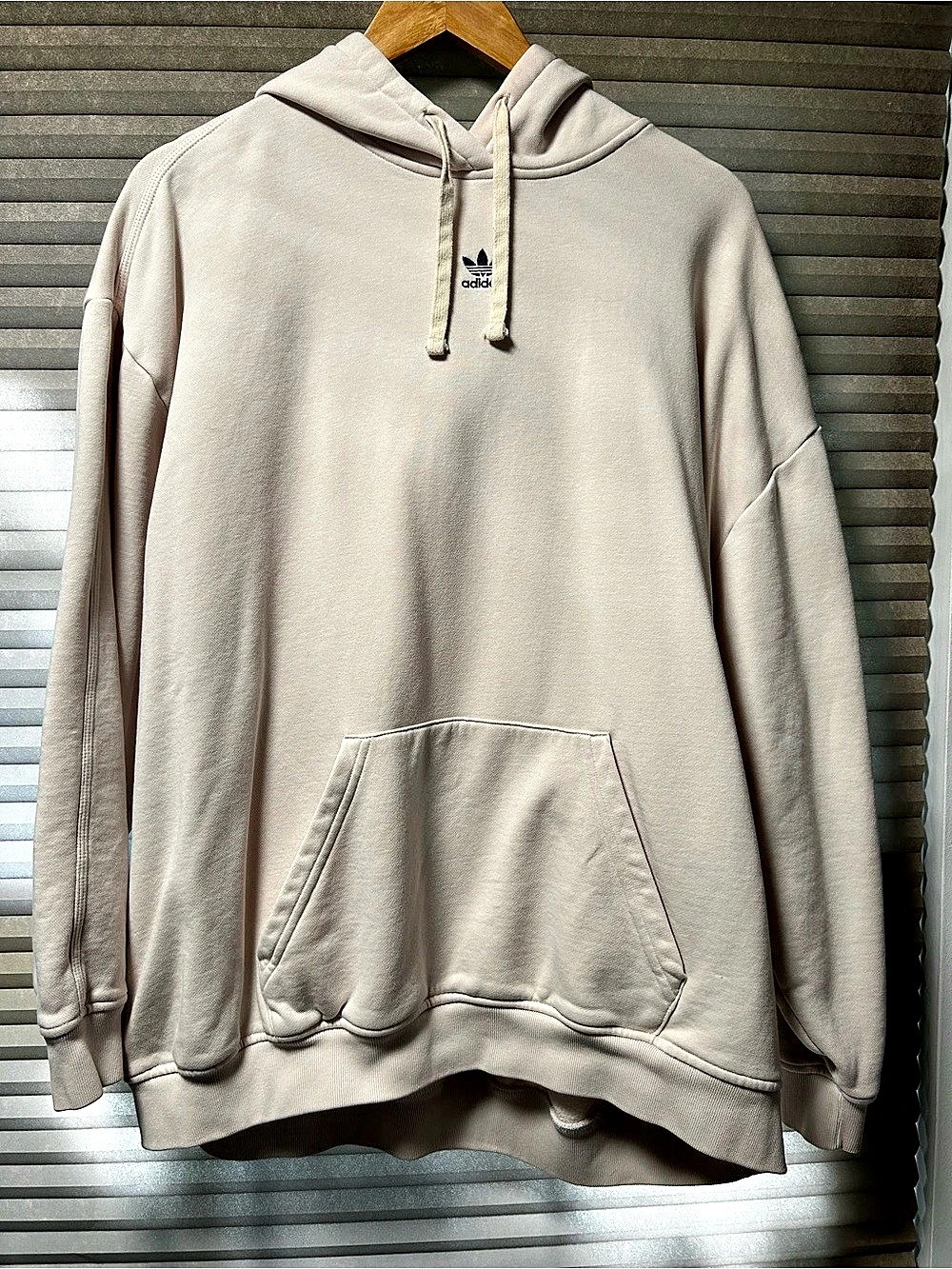 adidas Originals Trefoil Hoodie Gray Medium
